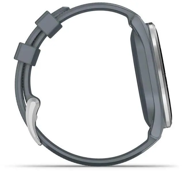 Alt view image 12 of 14 - Garmin Approach® S44, Essential Golf GPS Smartwatch, AMOLED Display, On-Course Features, Silver Aluminum Bezel with Twilight Silicone Band