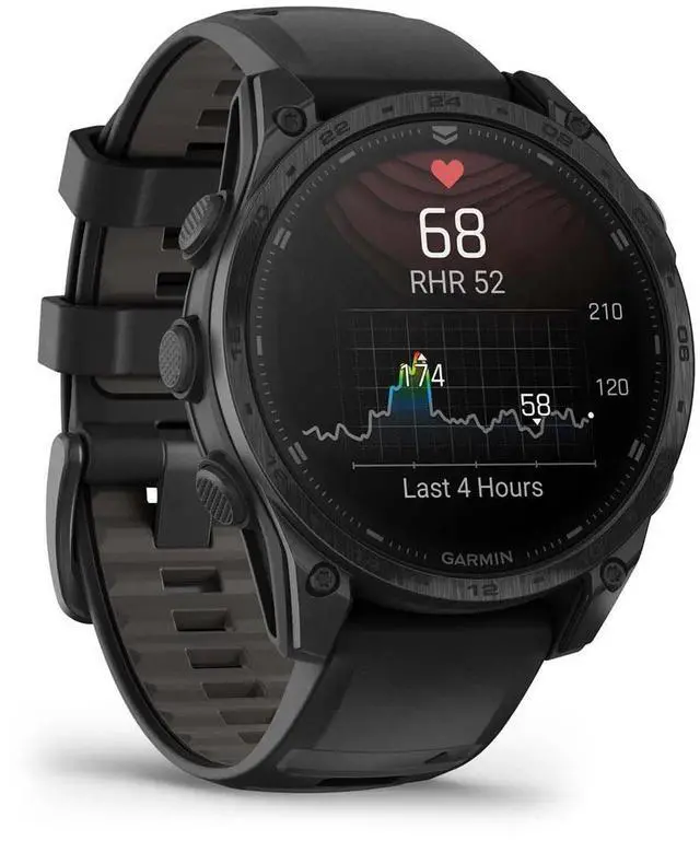 Alt view image 4 of 15 - Garmin tactix® 8 47mm, AMOLED Display, Premium Tactical GPS Smartwatch, Includes Applied Ballistics Ultralight Solver