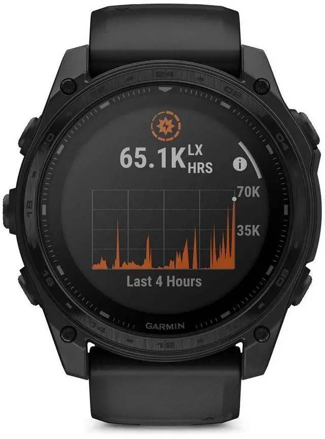 Alt view image 8 of 8 - Garmin tactix® 8 51mm, Solar Charged Display, Premium Tactical GPS Smartwatch, Includes Applied Ballistics Ultralight Solver