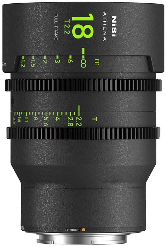 Main image of NiSi ATHENA PRIME 18mm T2.2 Cine Lens without Filter Holder, Fujifilm G
