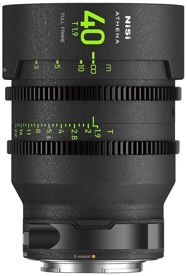 Main image of NiSi ATHENA PRIME 40mm T1.9 Cine Lens with Filter Holder, Sony E