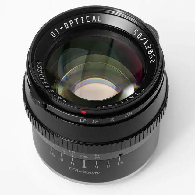 Alt view image 3 of 8 - ttartisan 50mm f1.2 aps-c m43 manual focus lens for fuji x mount camera like x-a1 x-a10 x-a2 x-a3 x-a5 x-a7 x-m1 x-m2 x-h1 x-t1 x-t10 x-t2 x-t20 x-t3 x-t4 x-t100 x-t200 x-t30 x-pr01 x-pr02 x-pr03 x-e1