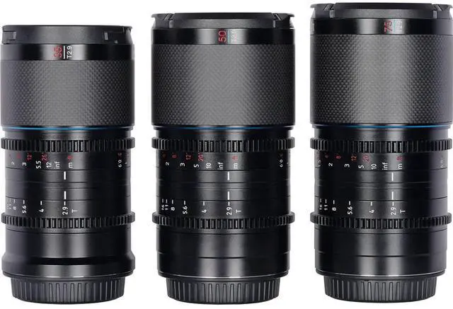 Alt view image 10 of 14 - Sirui Sniper f/1.2 Autofocus 3-Lens Set 23mm 33mm 56mm (Sony E, Black) AS-3S-EB