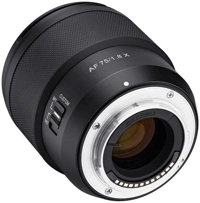 Alt view image 4 of 7 - Rokinon AF 75mm f/1.8 Lens for Fuji X