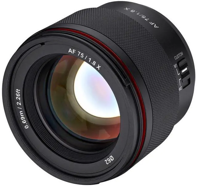 Alt view image 7 of 7 - Rokinon AF 75mm f/1.8 Lens for Fuji X