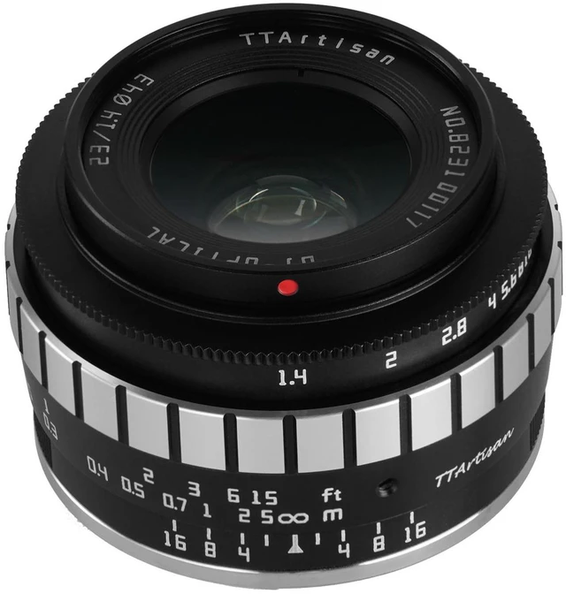 Main image of TTArtisan 23mm f/1.4 Lens for Sony E, Black/Silver