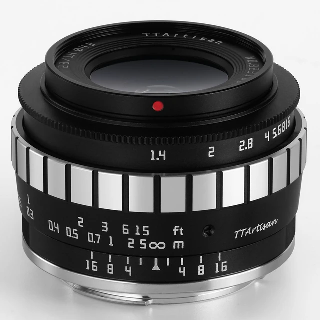 Alt view image 3 of 7 - TTArtisan 23mm f/1.4 Lens for Sony E, Black/Silver