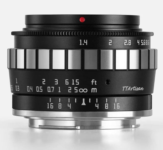 Alt view image 2 of 7 - TTArtisan 23mm f/1.4 Lens for Sony E, Black/Silver