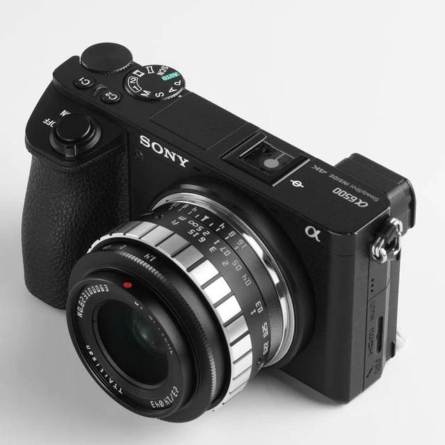 Alt view image 7 of 7 - TTArtisan 23mm f/1.4 Lens for Sony E, Black/Silver