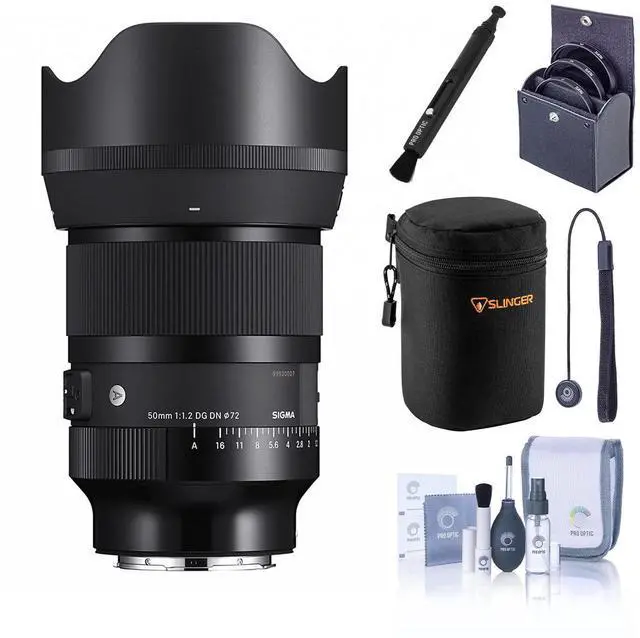 Main image of Sigma 50mm f/1.2 DG DN Art Lens for L Mount, Bundle with Included Value #316969B