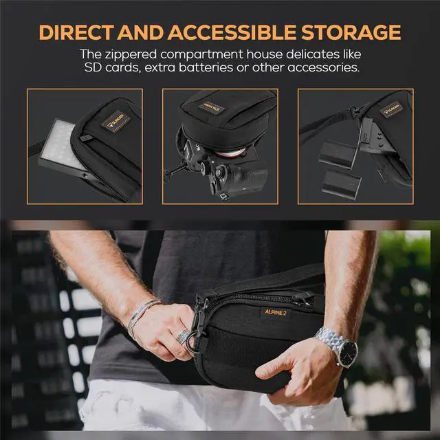 Alt view image 7 of 7 - Slinger Alpine 2 Camera Bag