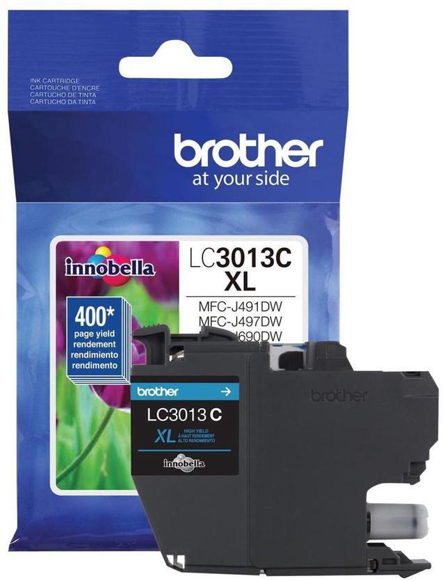 Main image of Brother LC3013 High Yield Ink Cartridge, Up To 400 Pages, Cyan
