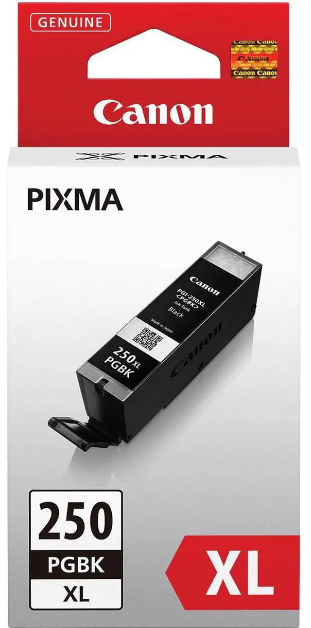 Alt view image 4 of 4 - Canon 2 Pack PGI-250XL Pigment Black Ink Tank #6432B001 2