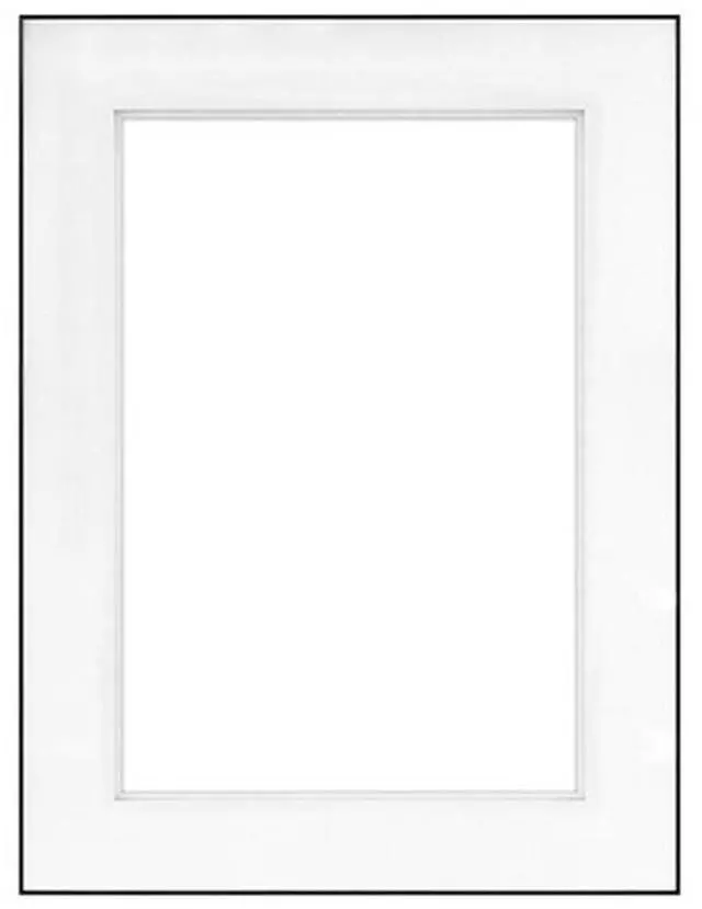 Alt view image 2 of 2 - Double Matted Fineline Aluminum Frames 11 in. x 14 in. 8 in. x 10 in. opening