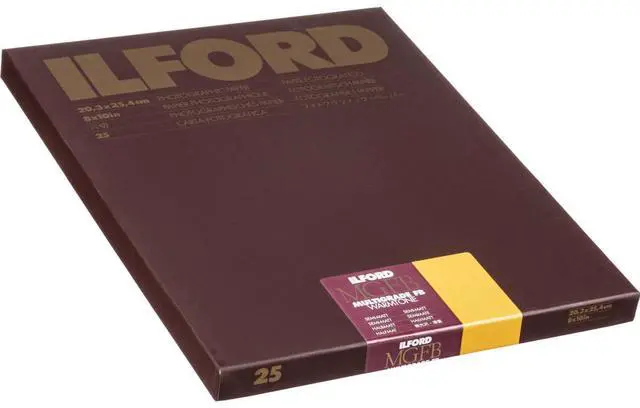Alt view image 3 of 3 - Ilford Multigrade FB Warmtone VC Enlarging Paper, Semi Matte, 8x10", 25 Sheets,