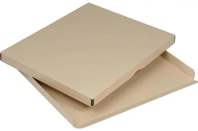 Alt view image 2 of 2 - Archival Methods Drop Front Box, 1.5" x 20.5" x 24.5", Tan #1019