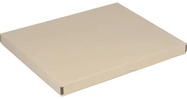 Main image of Archival Methods Drop Front Box, 1.5" x 20.5" x 24.5", Tan #1019
