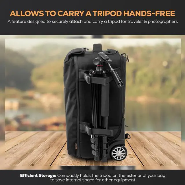 Alt view image 4 of 7 - Slinger BigBag Simple 15 DSLR Roller Bag #BB-S-15
