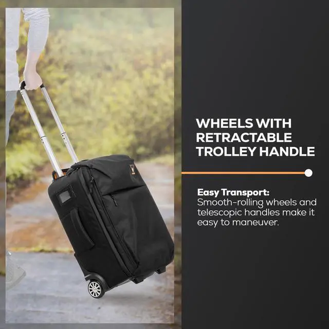 Alt view image 5 of 7 - Slinger BigBag Simple 15 DSLR Roller Bag #BB-S-15