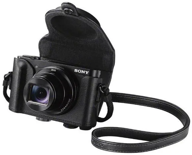 Alt view image 14 of 14 - Sony LCJ-HWA Jacket Case for DSC-HX90V and DSC-WX500 - Black