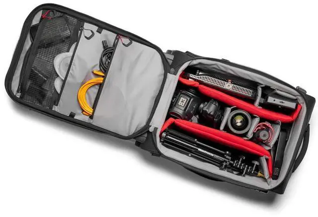 Alt view image 13 of 14 - Manfrotto Pro Light Reloader Switch-55 Carry-On Camera Backpack/Roller Bag