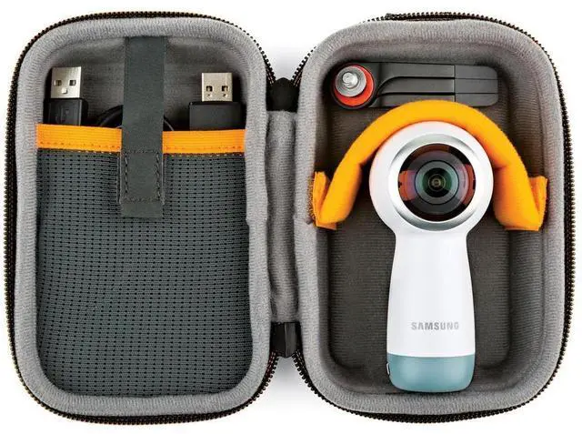 Alt view image 4 of 7 - Lowepro Hardside CS 40 Case for Larger Point-and-Shoots Action Cameras & Accessories, Black