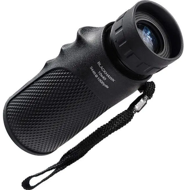 Alt view image 6 of 10 - Barska 10x40 Blackhawk Monocular with Carrying Case AA12132