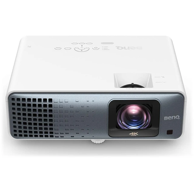 Alt view image 2 of 6 - BenQ TK710STi 4K Ultra HD HDR Short-Throw Laser DLP Home Theater Gaming Projector, Bundle with H&A Ceiling Mount