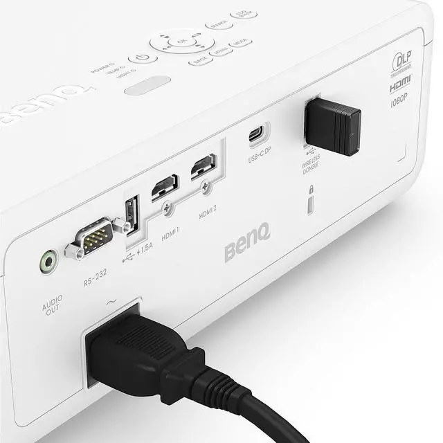Alt view image 4 of 8 - BenQ LH650 Business Projector 4000AL 1080P Laser Projector with Wide Color Gamut , USB-C and WiFi