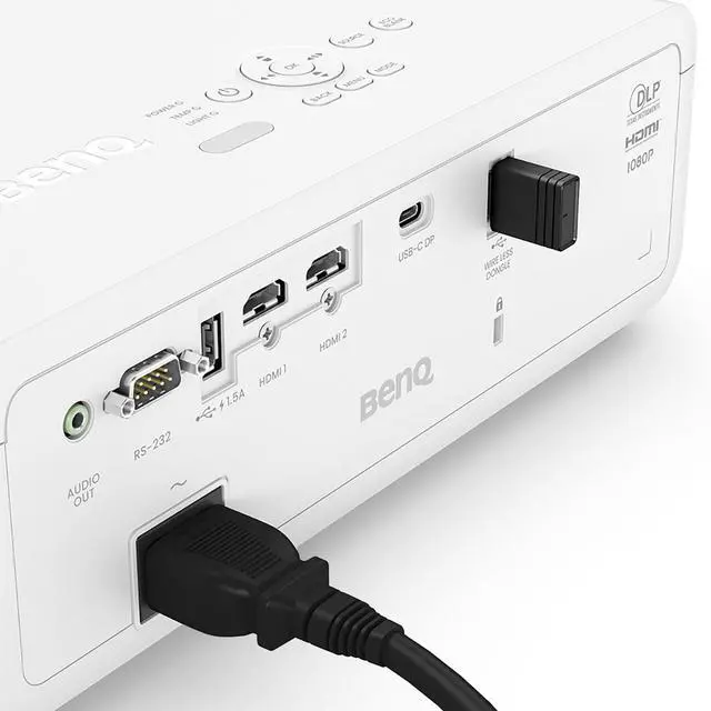 Alt view image 8 of 8 - BenQ LH650 Business Projector 4000AL 1080P Laser Projector with Wide Color Gamut , USB-C and WiFi