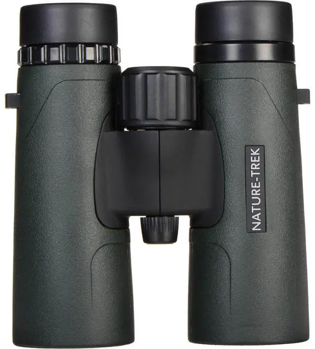 Alt view image 4 of 4 - nature-trek binoculars 10x42 green