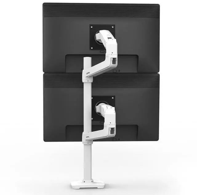 Alt view image 19 of 20 - LX DUAL STACKING ARM, TALL POLE, BRIGHT WHITE, GRAY ACCENTS