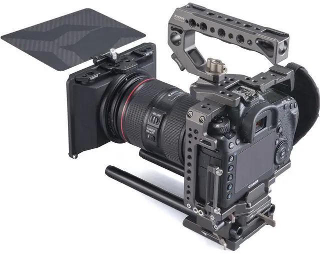 Alt view image 2 of 13 - Tilta Tiltaing Mini Clamp-On Matte Box, Black #MB-T15