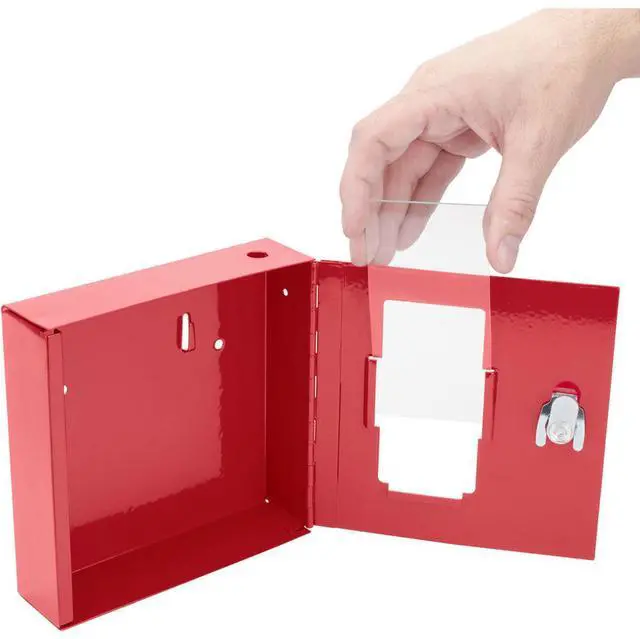 Alt view image 2 of 2 - Barska Replacement Glass Windows for Breakable Key Box AX11826, 3-Pack