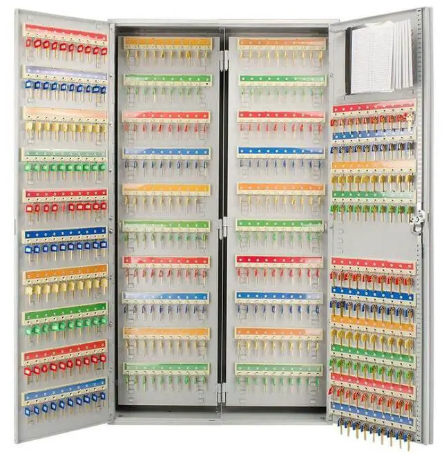 Alt view image 5 of 5 - Barska 800 Position Key Cabinet with Key Lock, Gray