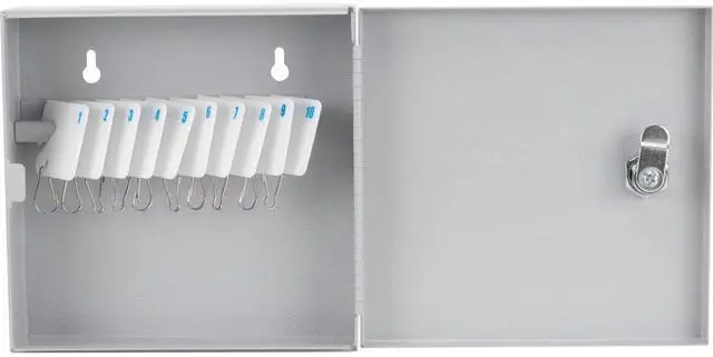 Alt view image 2 of 6 - Barska 10 Position Key Cabinet with White Tag & Key Lock
