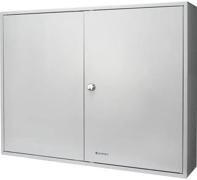 Main image of Barska 480 Position Key Cabinet with Key Lock & White Tags, Gray