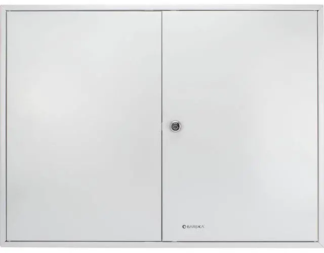 Alt view image 3 of 4 - Barska 480 Position Key Cabinet with Key Lock & White Tags, Gray