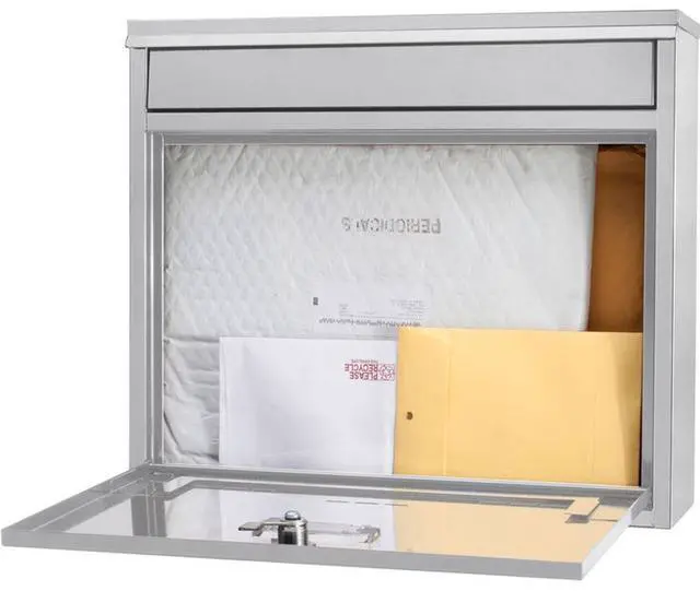 Alt view image 4 of 4 - Barska Locking Wall Mount Mailbox, Medium