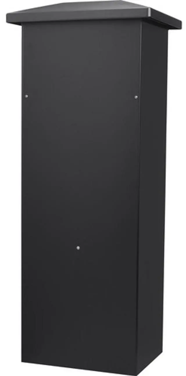 Alt view image 3 of 4 - Barska MPB-500 Parcel Drop Box with Large Stainless Steel Door, Black