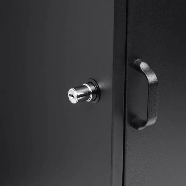 Alt view image 4 of 5 - Barska MPB-600 Parcel Drop Box with Package Compartment, Large Stainless Steel Door, Black