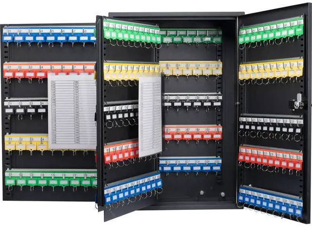 Main image of Barska 300 Position Adjustable Key Cabinet with Combination Lock, Black