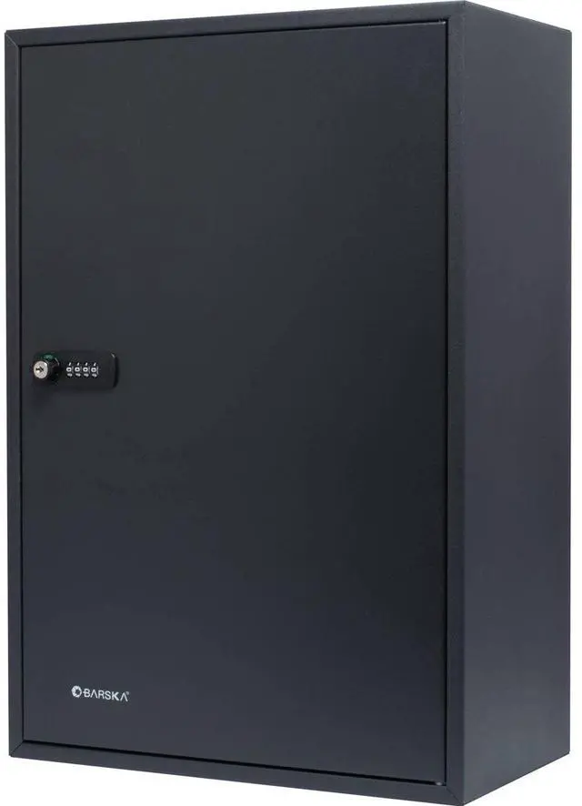Alt view image 2 of 5 - Barska 300 Position Adjustable Key Cabinet with Combination Lock, Black