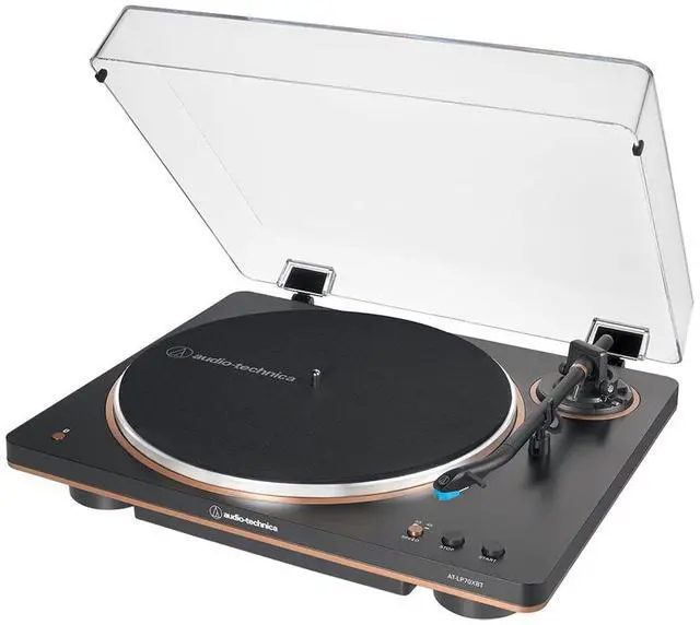 Alt view image 16 of 20 - Audio Technica AT-LP70XBT-BZ Automatic Belt-Drive Turntable - Black/Bronze