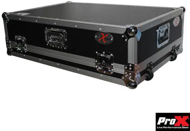 Alt view image 6 of 7 - ProX XS-AHQU32W ATA-300 Style Flight Road Case with Wheels for Allen & Heath QU-32 Digital Mixer