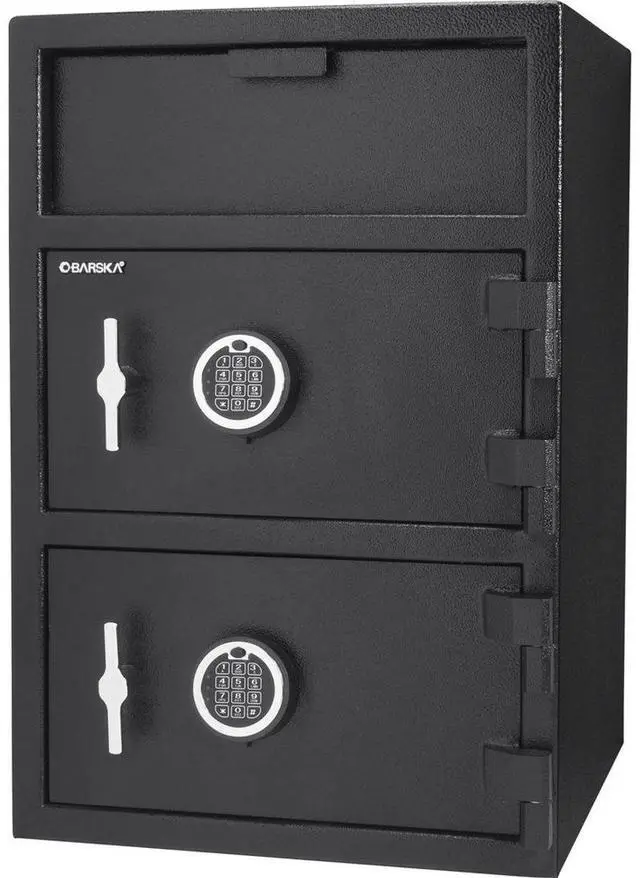 Main image of Barska 1.6/2 Cubic Foot Two Lock Keypad Depository Safe