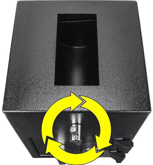 Alt view image 3 of 7 - Barska 1.15 Cubic Foot Rotary Hopper Keypad Depository Safe