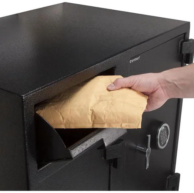 Alt view image 4 of 5 - Barska 2.58/4.68 Cubic Foot Two Lock Keypad Depository Safe
