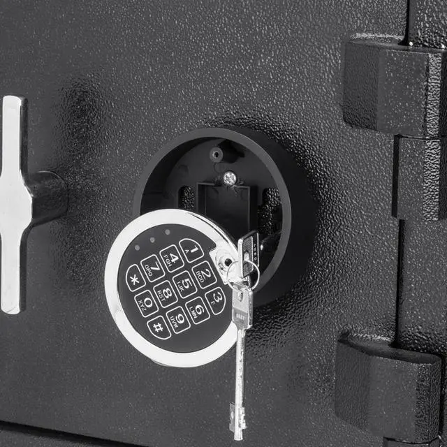 Alt view image 5 of 5 - Barska 2.58/4.68 Cubic Foot Two Lock Keypad Depository Safe
