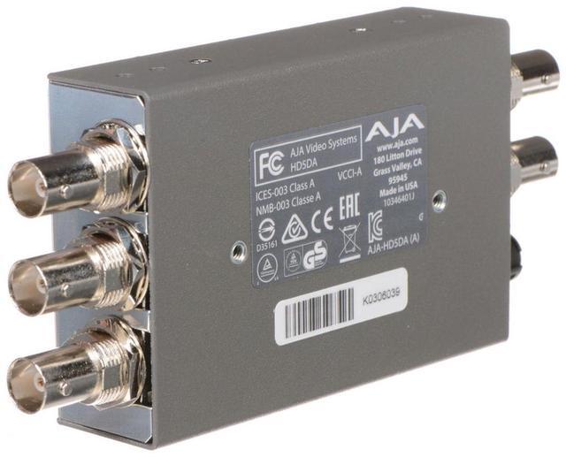 Alt view image 3 of 7 - AJA Video Systems - HD5DA - AJA VIDEO 4-way HD5DA Distribution Amplifier - 270MHz